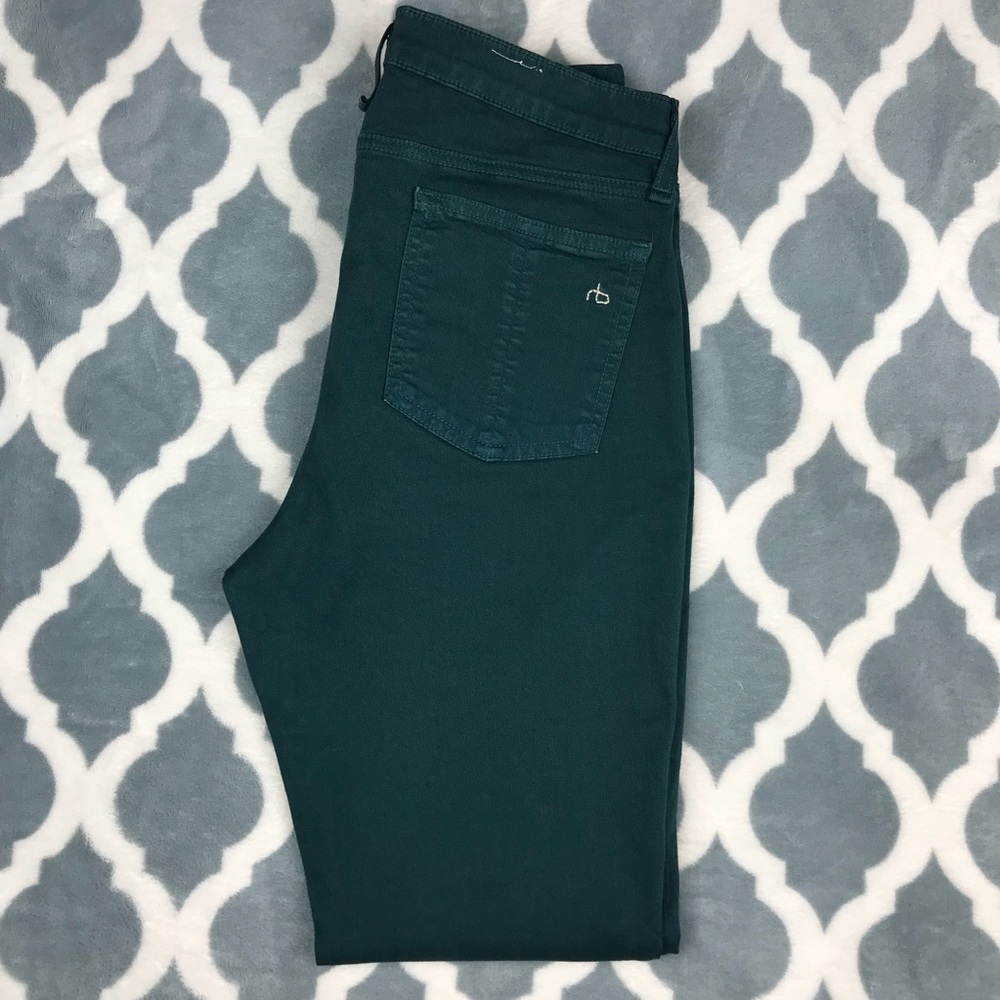 RAG & BONE Teal Legging Jean